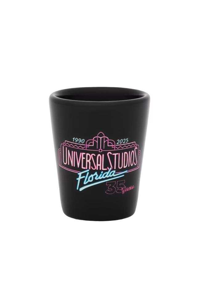 Universal Studios Retro Marquee 35th Anniversary Shot Glass