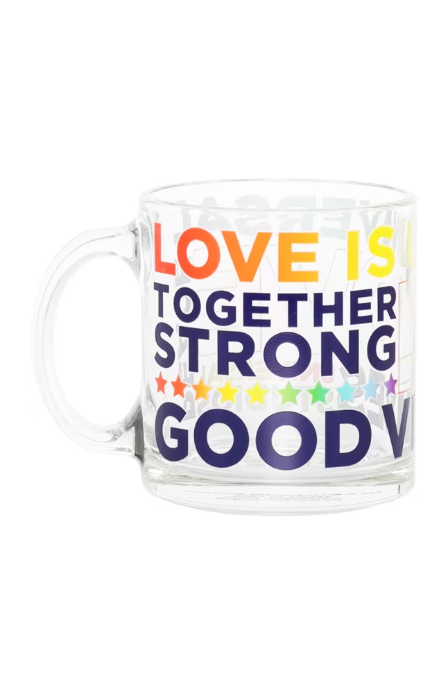 Love Is Universal Glass Mug