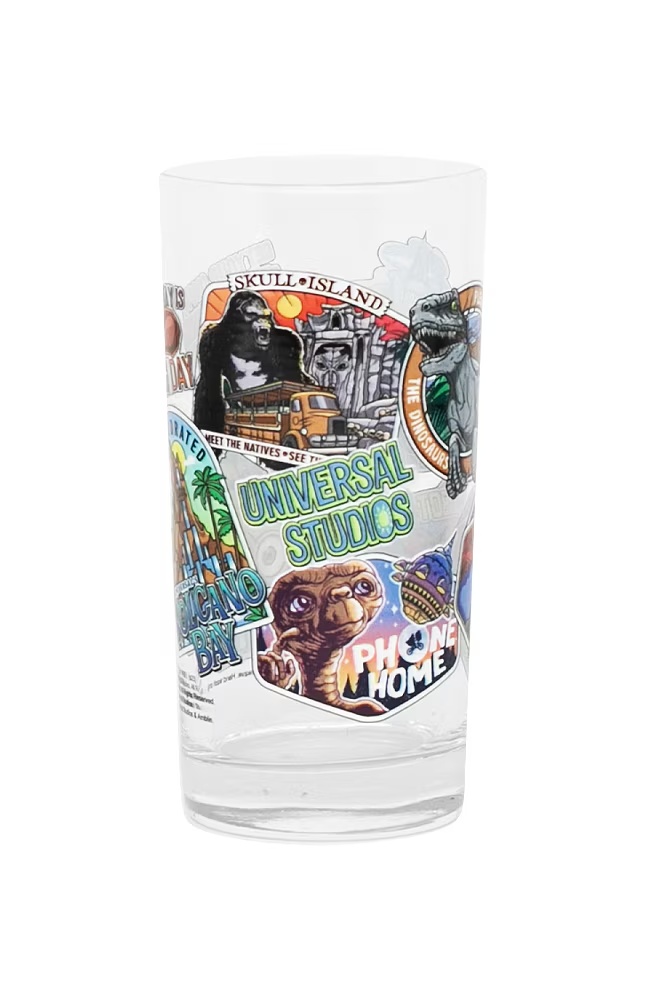 Universal Studios Collage Glass