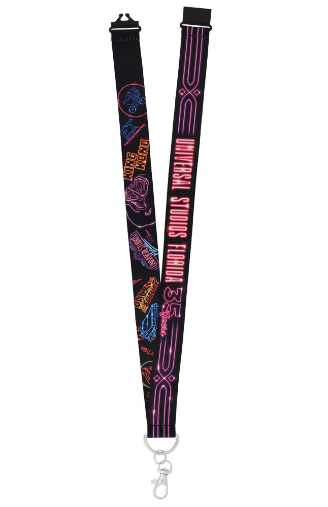 Universal Studios Retro Marquee 35th Anniversary Lanyard