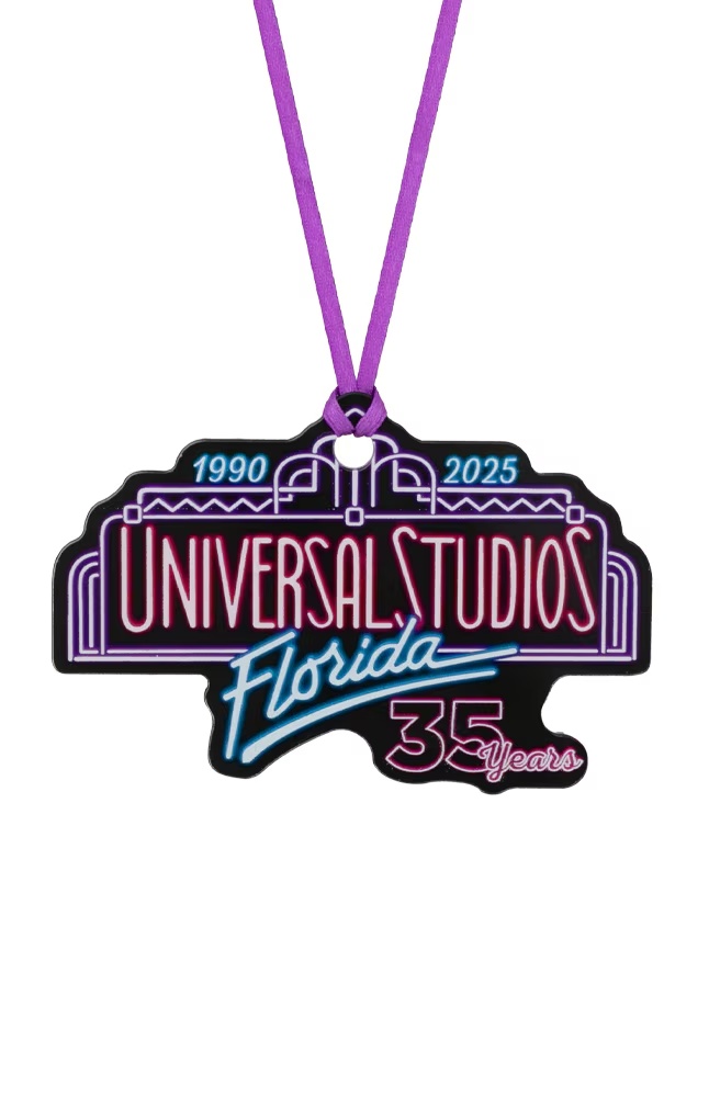 Universal Studios Retro Marquee 35th Anniversary Ornament