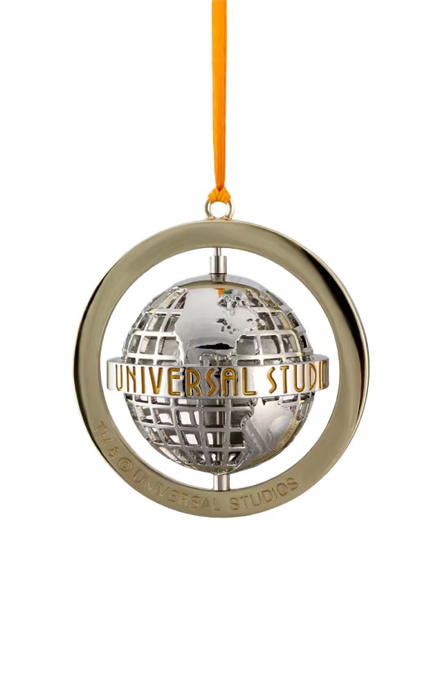 Universal Studios Grid Globe Spinner Ornament