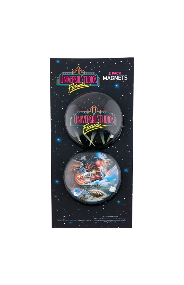 Universal Studios Retro Marquee Bubble Magnet Set