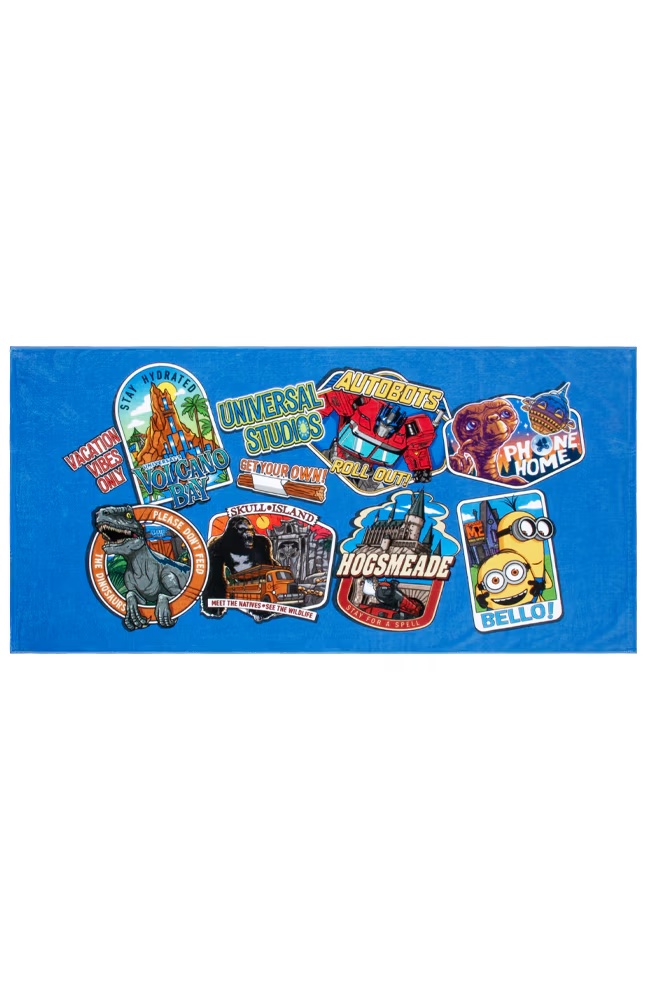 Universal Studios Collage Beach Towel