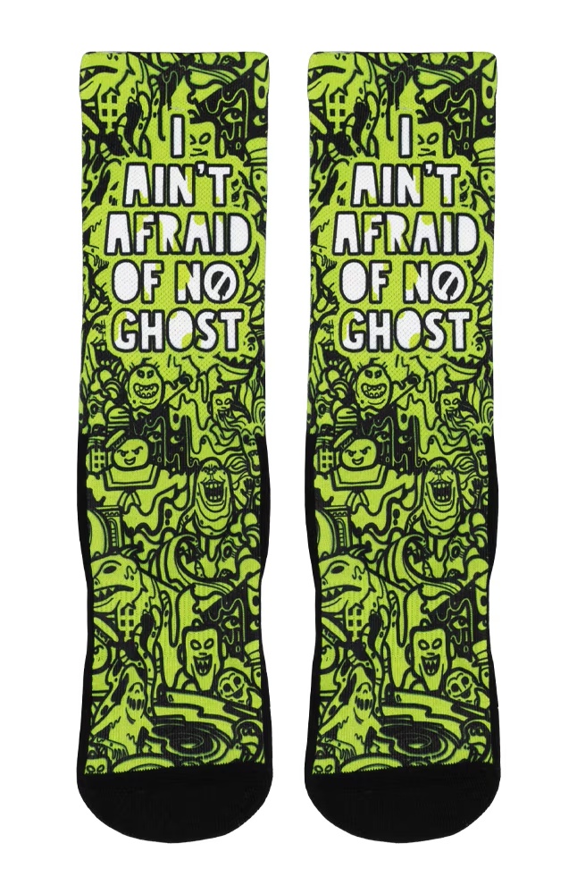 Ghostbusters "I Ain't Afraid of No Ghost" Adult Socks