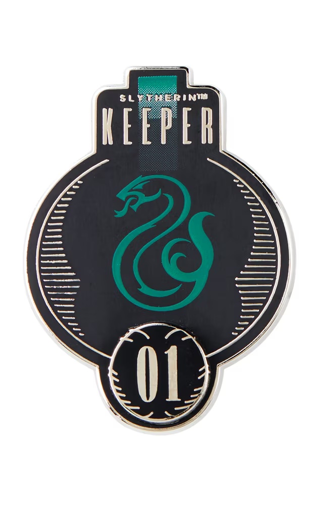 Slytherinâ¢ Quidditchâ¢ Keeper Pin