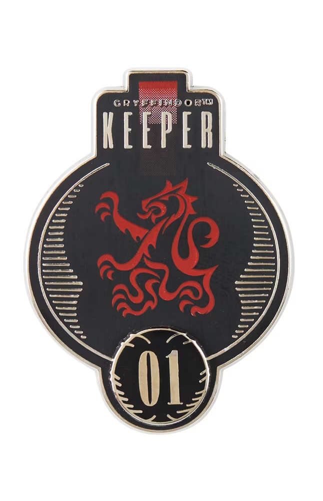 Gryffindorâ¢ Quidditchâ¢ Keeper Pin