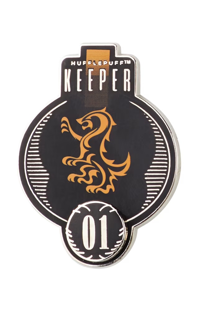 Hufflepuffâ¢ Quidditchâ¢ Keeper Pin