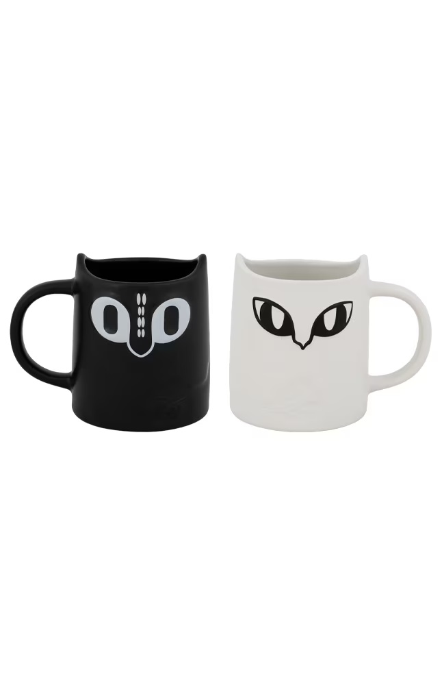 How To Train Your Dragon Nightfury & Light Fury Mug Set