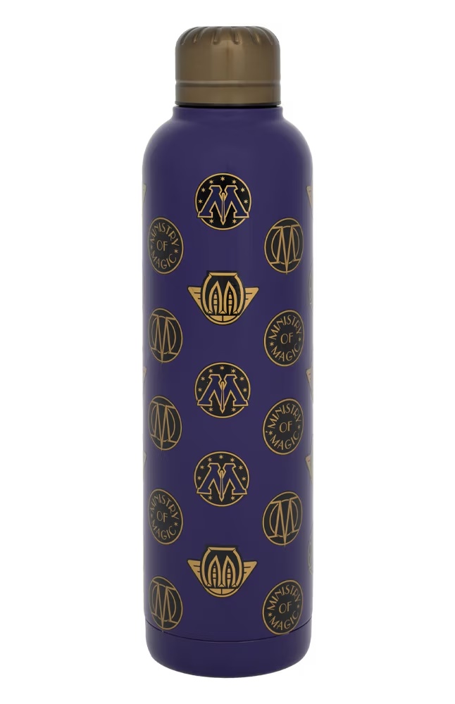 British Ministry of Magicâ¢ Logo Stainless Steel Travel Bottle