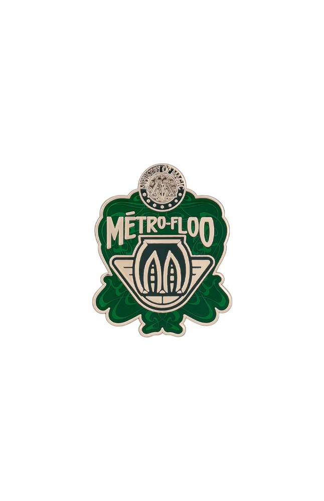 MÃ©tro-Floo Logo Pin