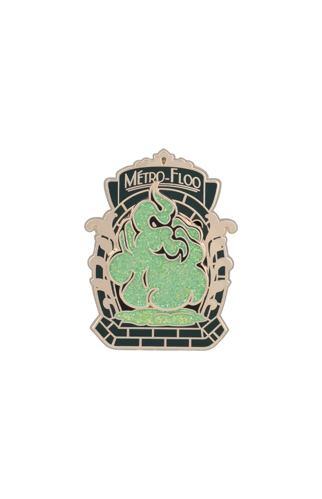 MÃ©tro-Floo Glow-In-The-Dark Slider Pin