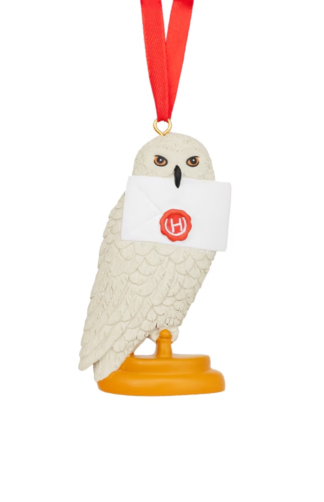 Hedwigâ¢ with Letter Resin Ornament