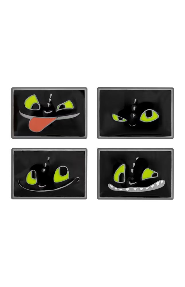 How To Train Your Dragon Toothless Expressions Magnet Set