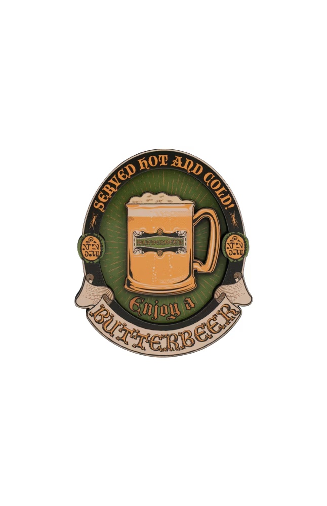 "Enjoy a Butterbeerâ¢" Wooden Magnet