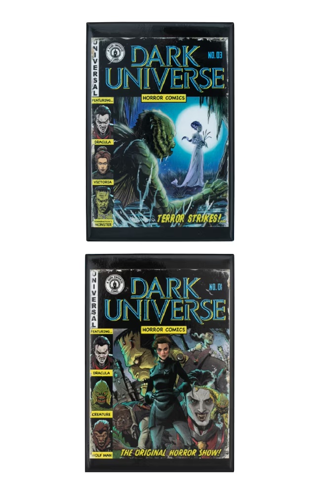 Dark Universe Monsters Comic Magnet Set