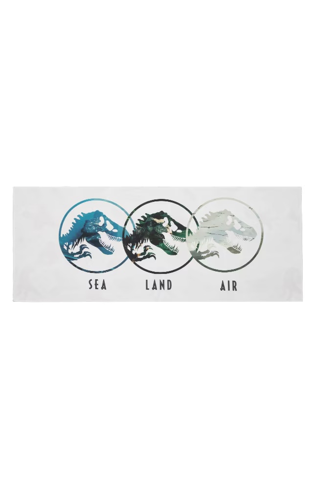 Jurassic Park Sea Land Air Cooling Towel