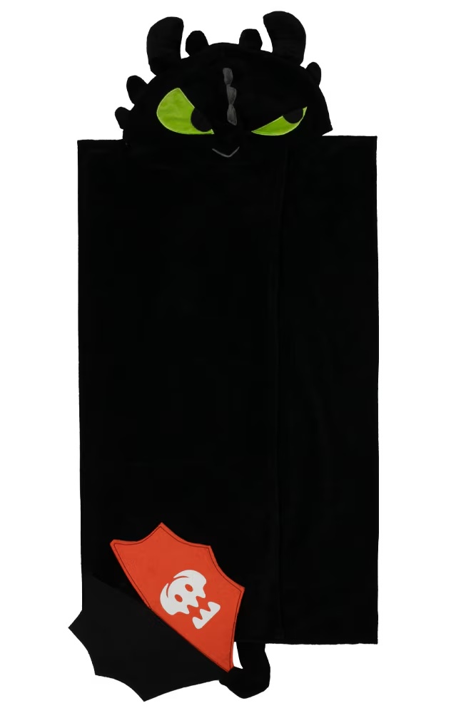 How To Train Your Dragon Toothless Hooded Towel