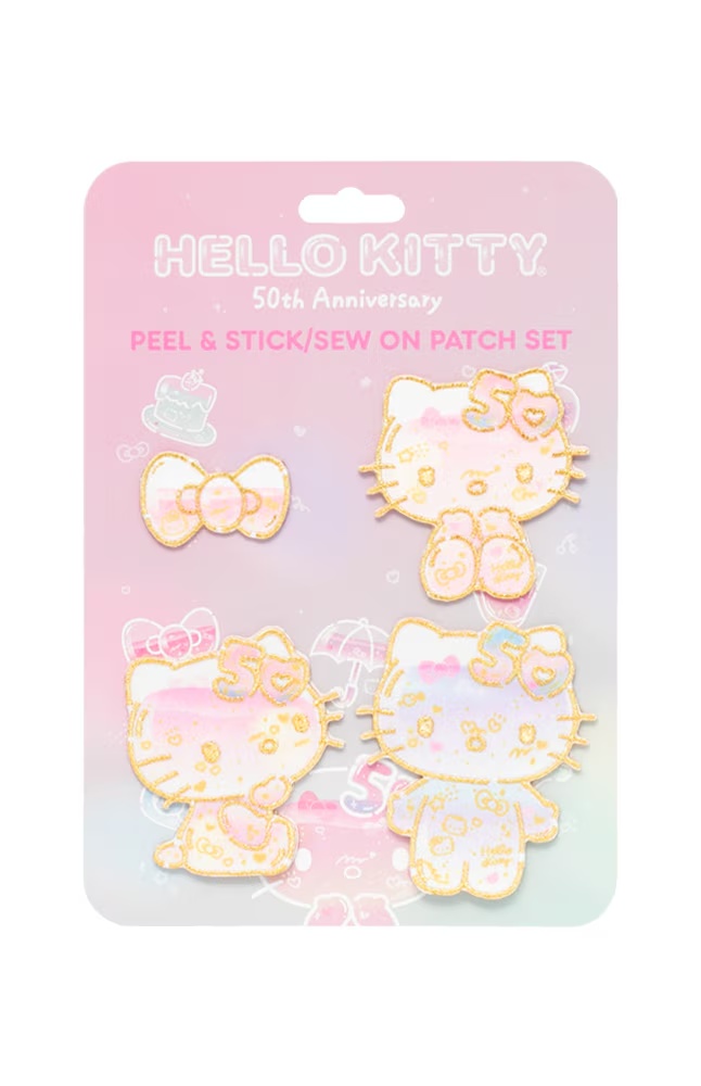 Hello KittyÂ® 50th Anniversary Patch Set