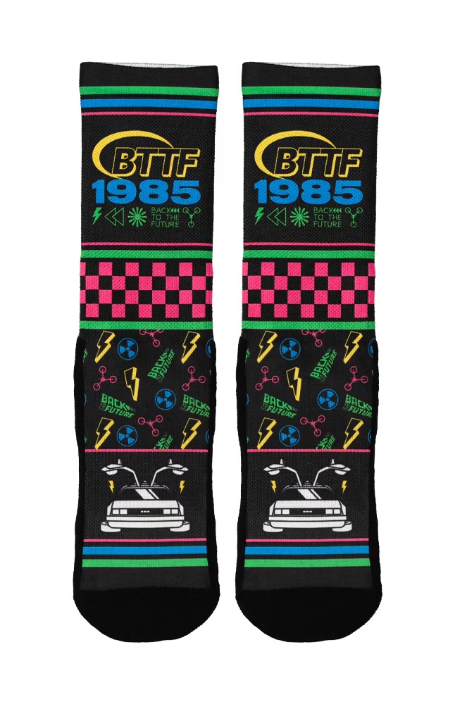 Back To The Future Adult Crew Socks