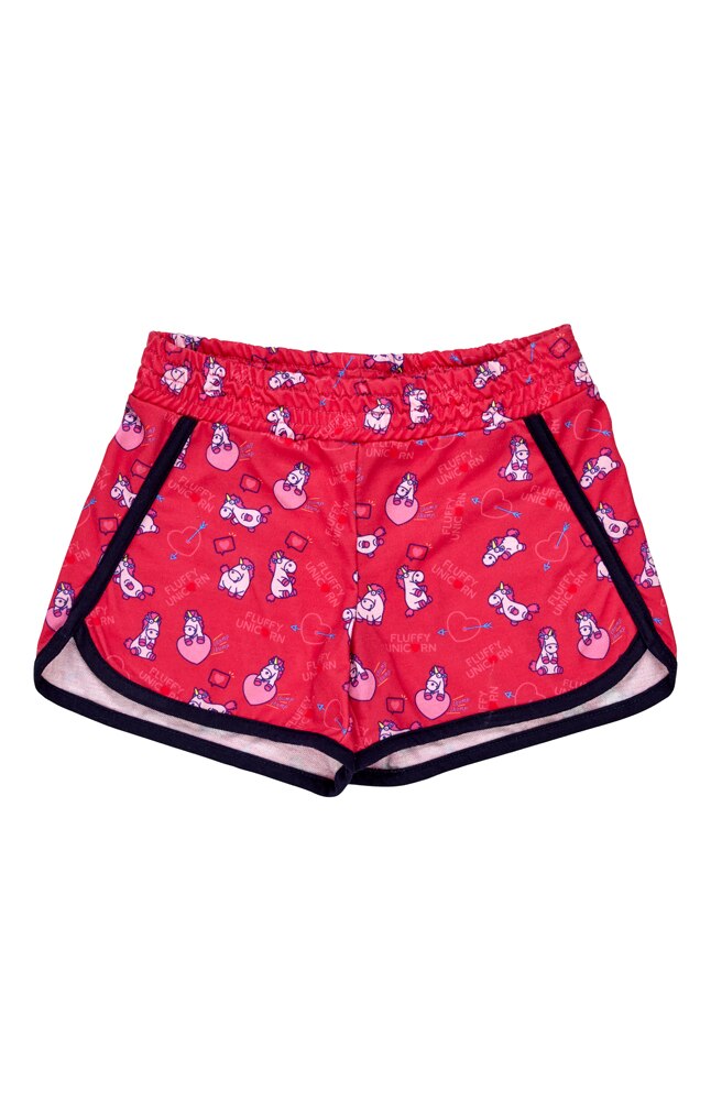 Fluffy Unicorn Youth Athletic Shorts