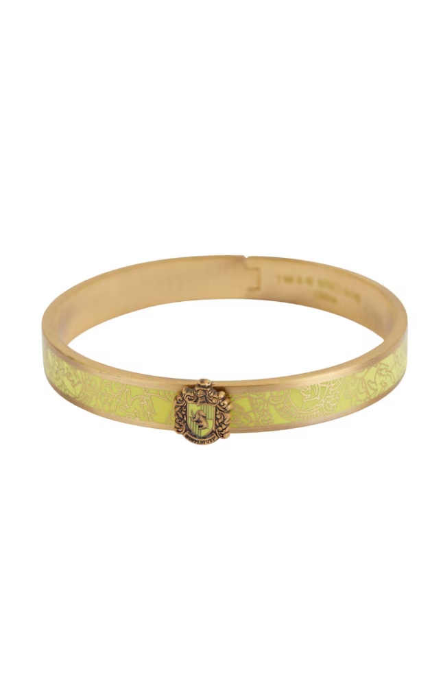 Hufflepuffâ¢ Crest Bangle Bracelet