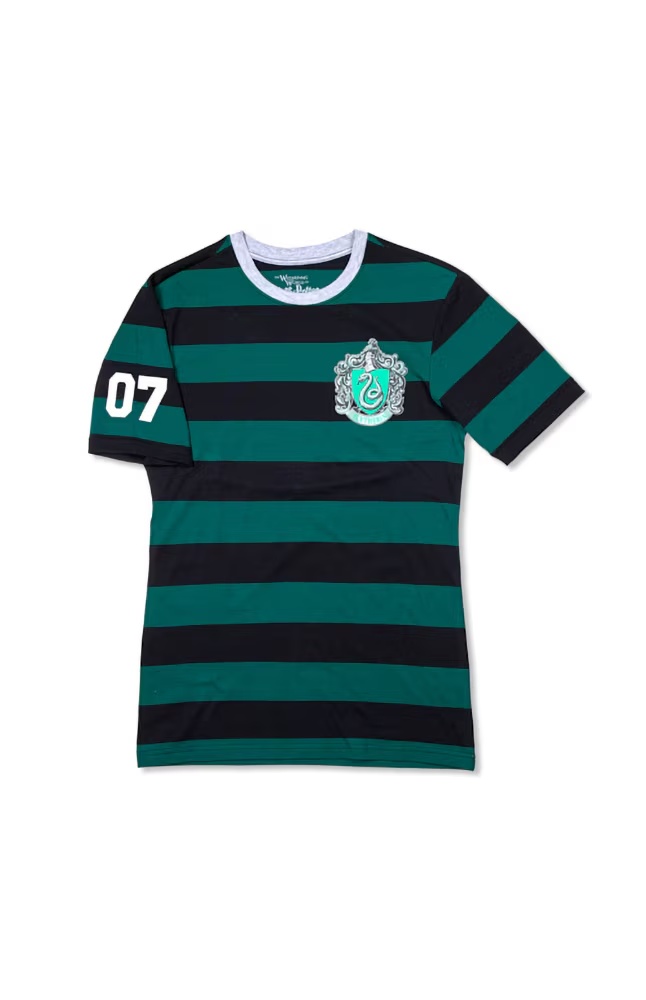 Slytherinâ¢ "07" Adult Striped T-Shirt