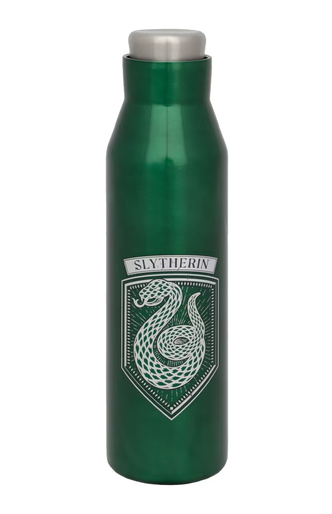 Slytherinâ¢ Crest Stainless Steel Travel Bottle