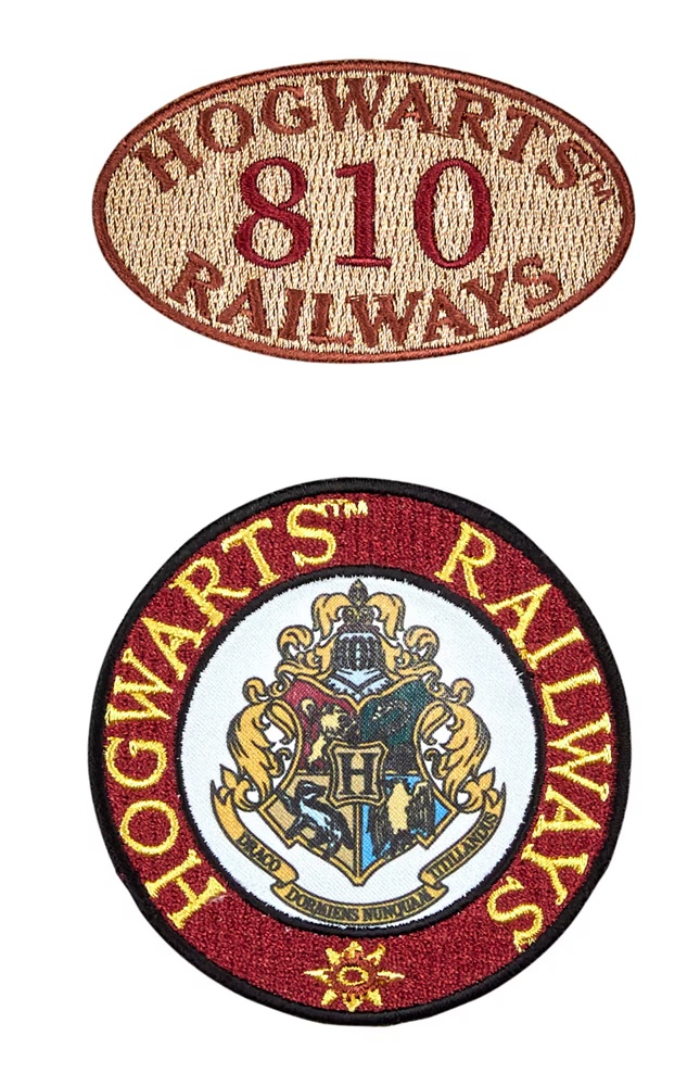 Hogwartsâ¢ Railways Iron-On Patch Set