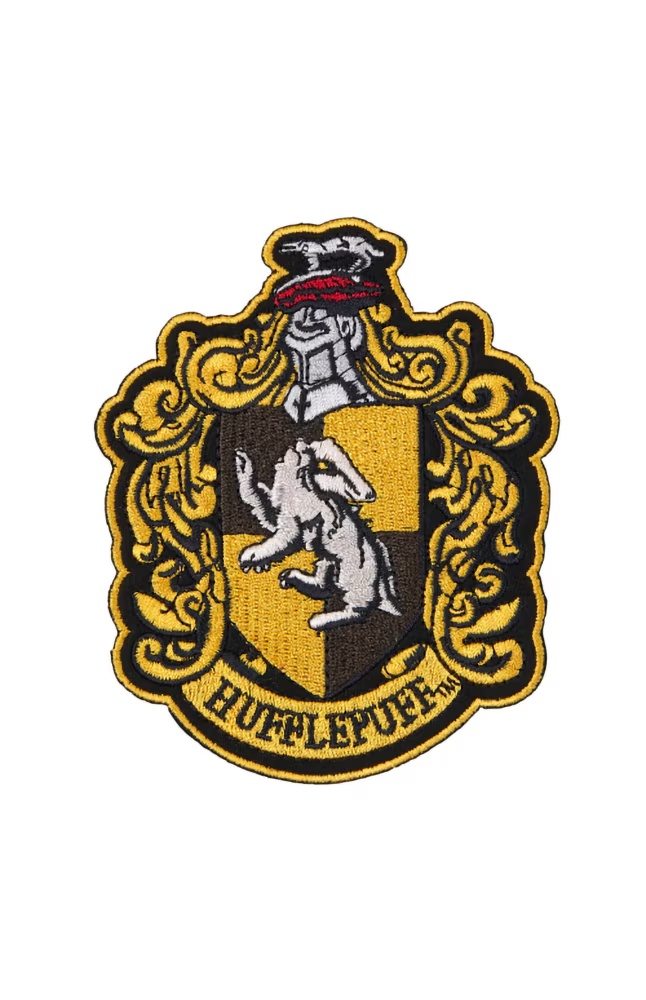 Hufflepuffâ¢ Crest Iron-On Patch