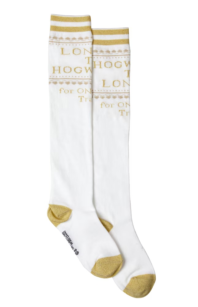 Hogwartsâ¢ Express Ticket Knee High Socks