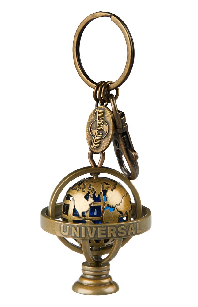 Universal Studios Spinning Globe Keychain